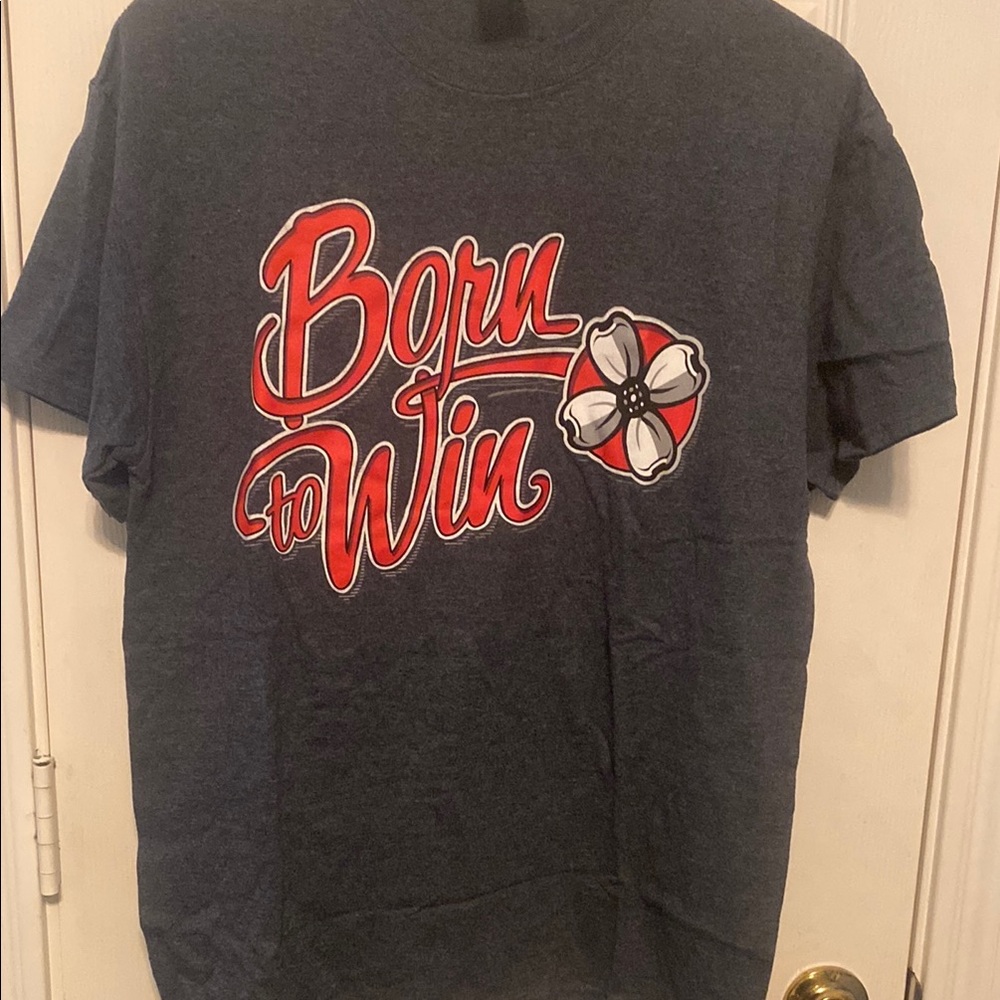 Born to Win Graphic T-Shirt - Gray